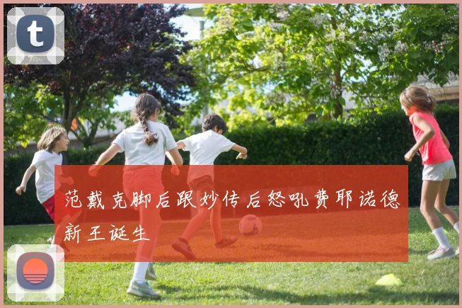 范戴克脚后跟妙传后怒吼费耶诺德新王诞生