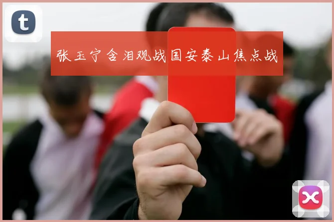 张玉宁含泪观战国安泰山焦点战